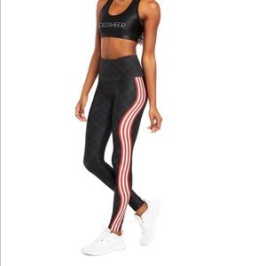 Goldsheep Candy Cane Wave Leggings